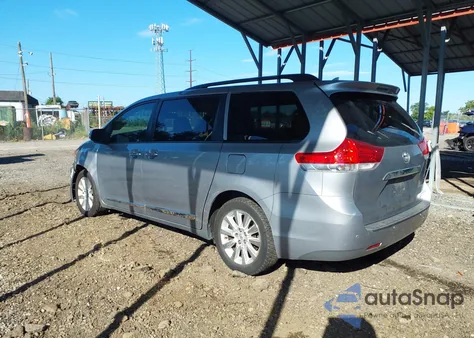 2013 Toyota Sienna Limited 7 Passenger from USA, damaged, VIN 5TDDK3DC7DS054979